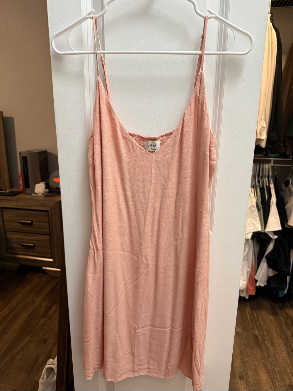 Aritzia Lightweight Blush Slip Dress